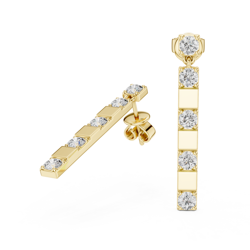 Earring 433@7 - Yellow Gold - Image
