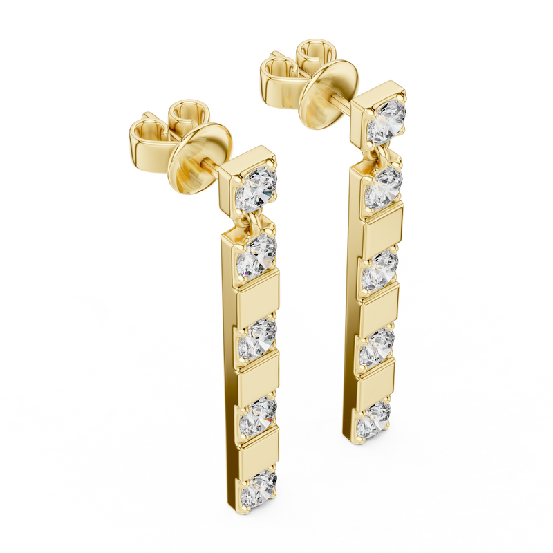 Earring 433@7 - Yellow Gold - Image