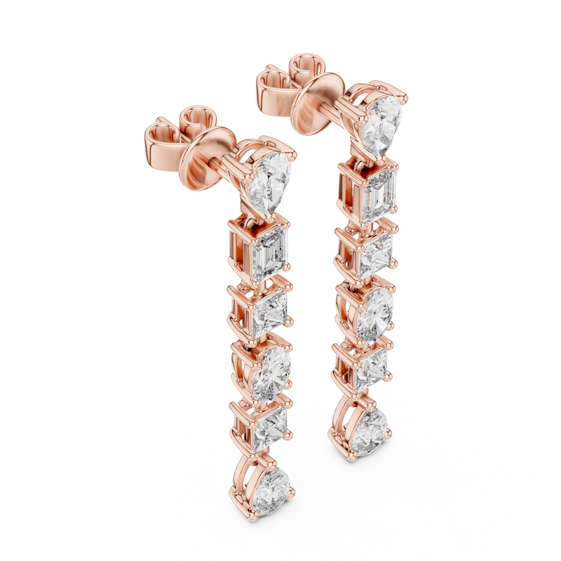 Earring 438@7 - Rose Gold - Image
