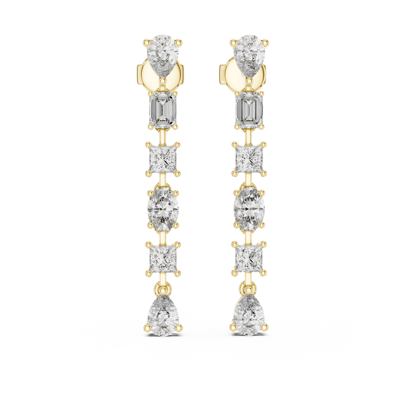 Earring 438@7 - Yellow Gold - Image