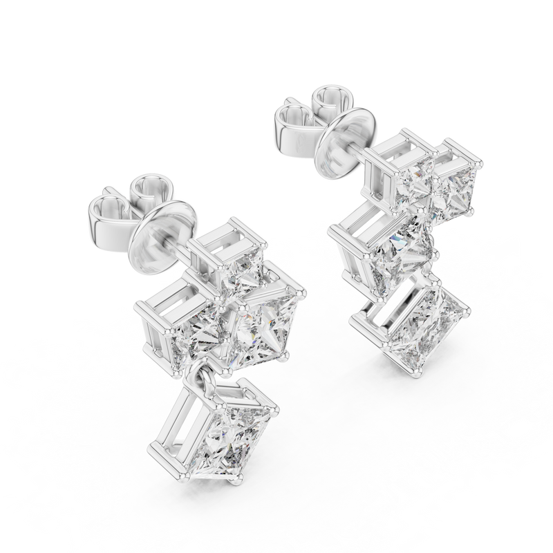 Earring 440 - White Gold - Image