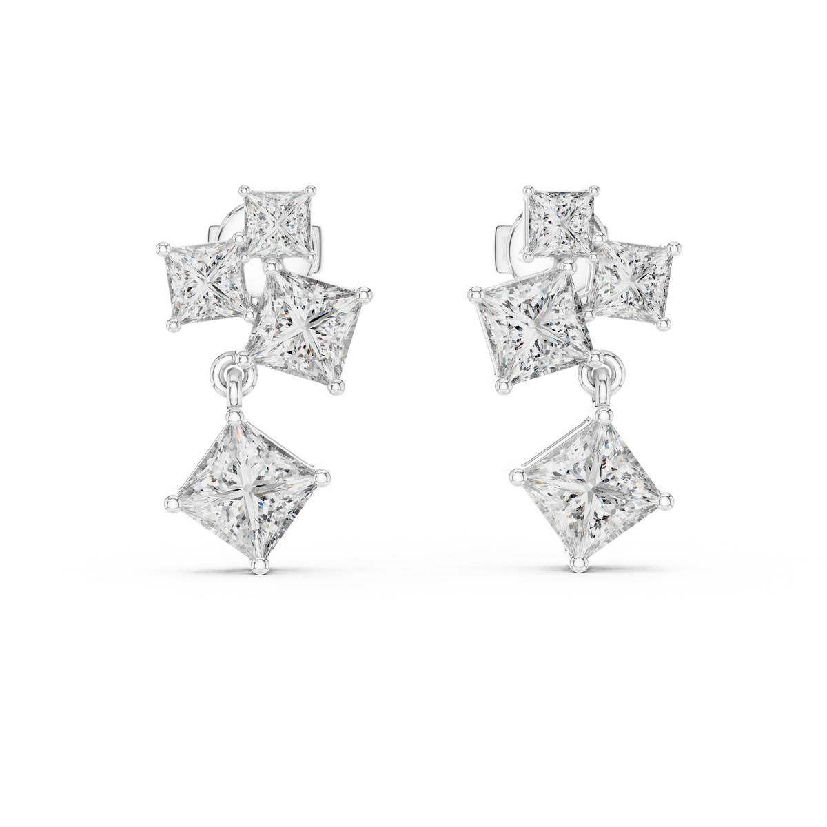Earring 440 - White Gold - Image