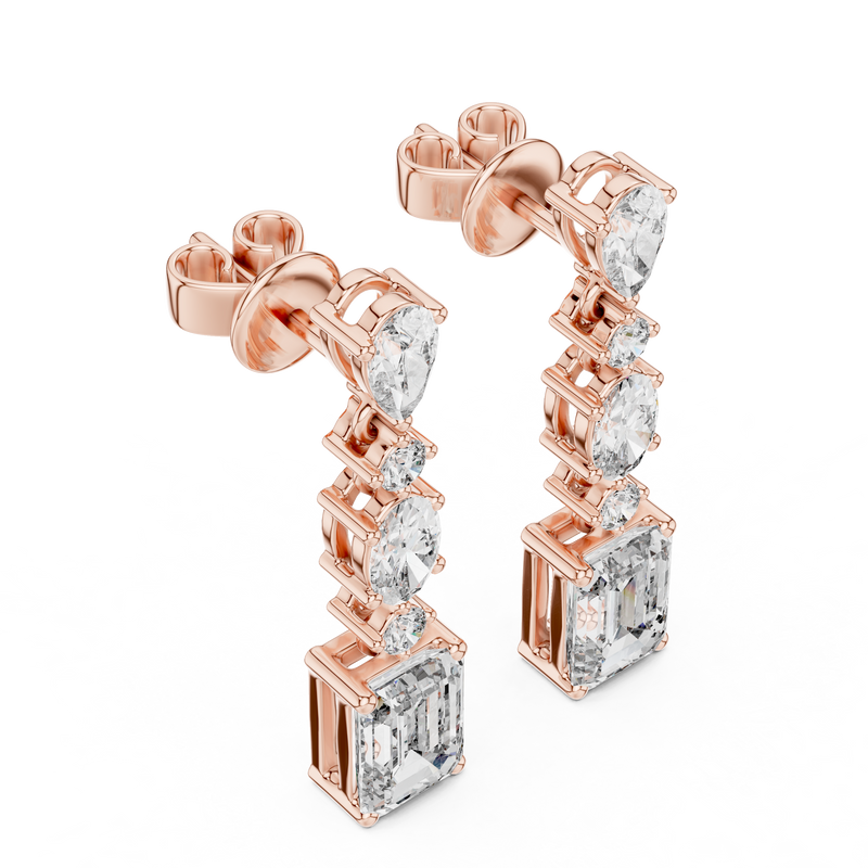 Earring 441@7 - Rose Gold - Image