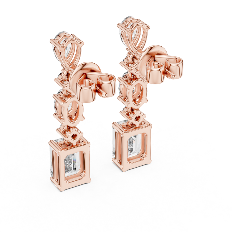 Earring 441@7 - Rose Gold - Image