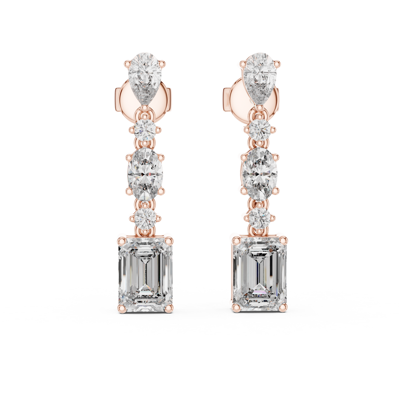 Earring 441@7 - Rose Gold - Image