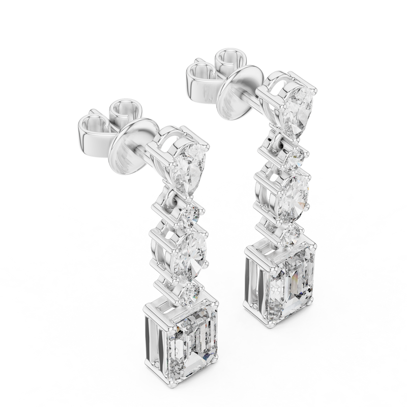 Earring 441@7 - White Gold - Image