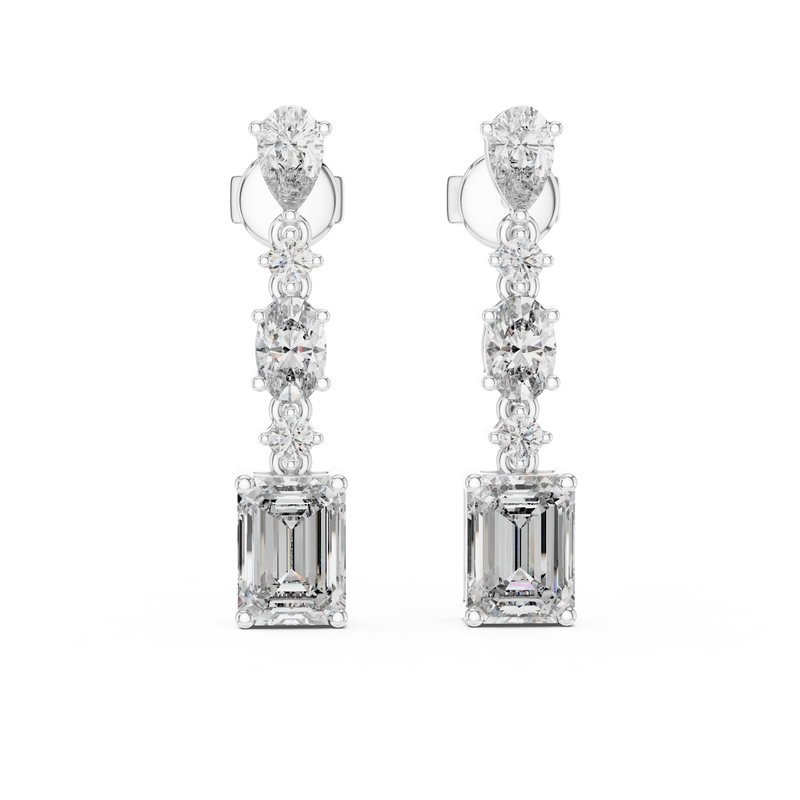 Earring 441@7 - White Gold - Image