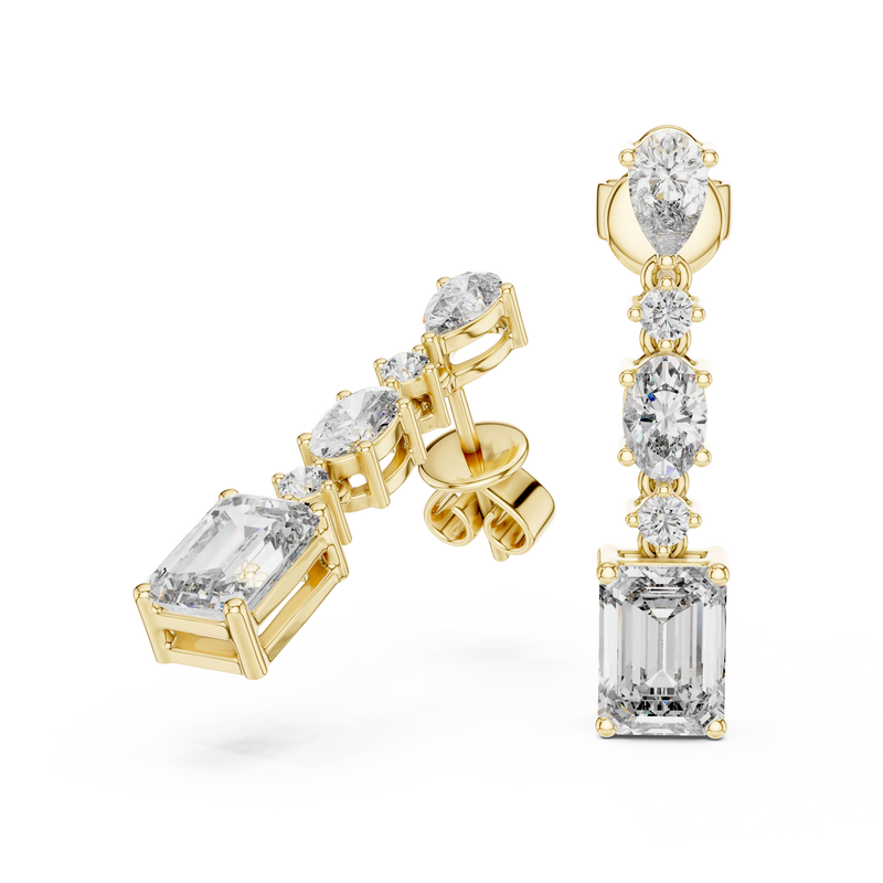 Earring 441@7 - Yellow Gold - Image
