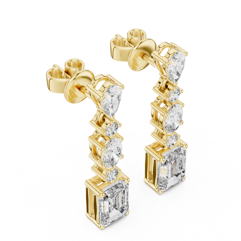 Earring 441@7 - Yellow Gold - Image
