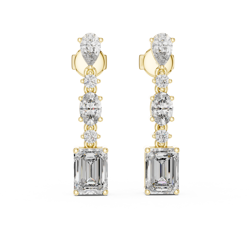 Earring 441@7 - Yellow Gold - Image
