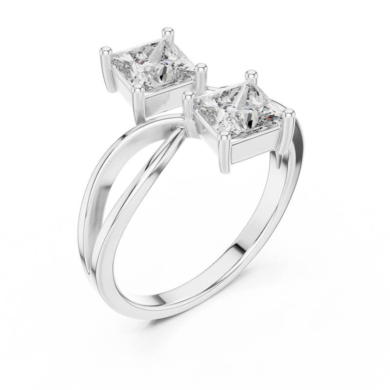Ladies Ring 444@7 - White Gold - Image