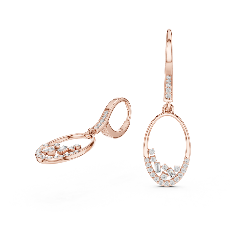 Earring 455@7 - Rose Gold - Image