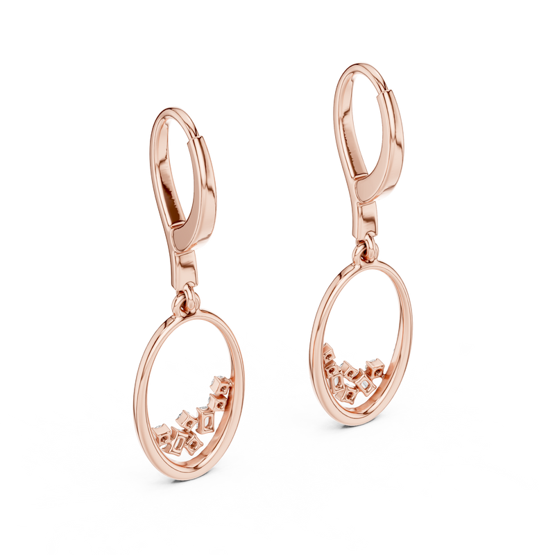 Earring 455@7 - Rose Gold - Image