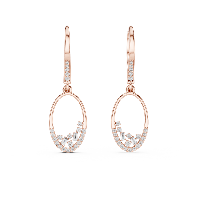 Earring 455@7 - Rose Gold - Image