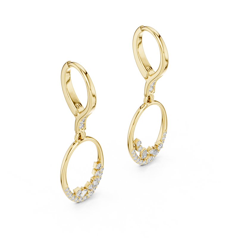 Earring 455@7 - Yellow Gold - Image