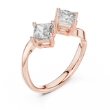 Ladies Ring 463@7 - Rose Gold - Image