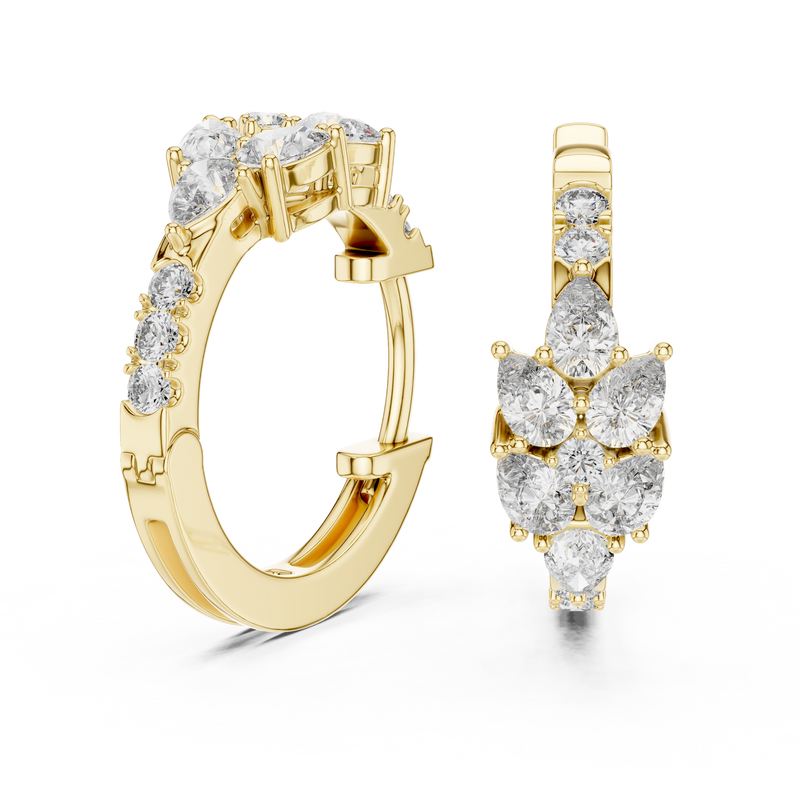 Earring 483@7 - Yellow Gold - Image