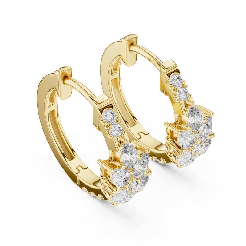 Earring 483@7 - Yellow Gold - Image