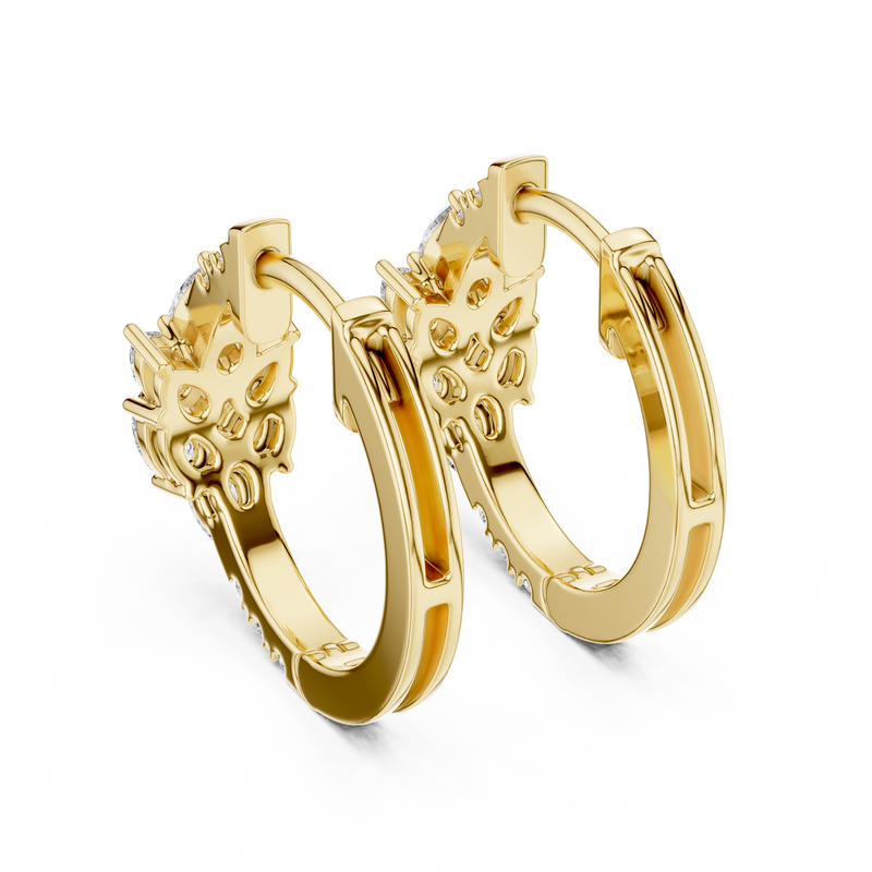 Earring 483@7 - Yellow Gold - Image