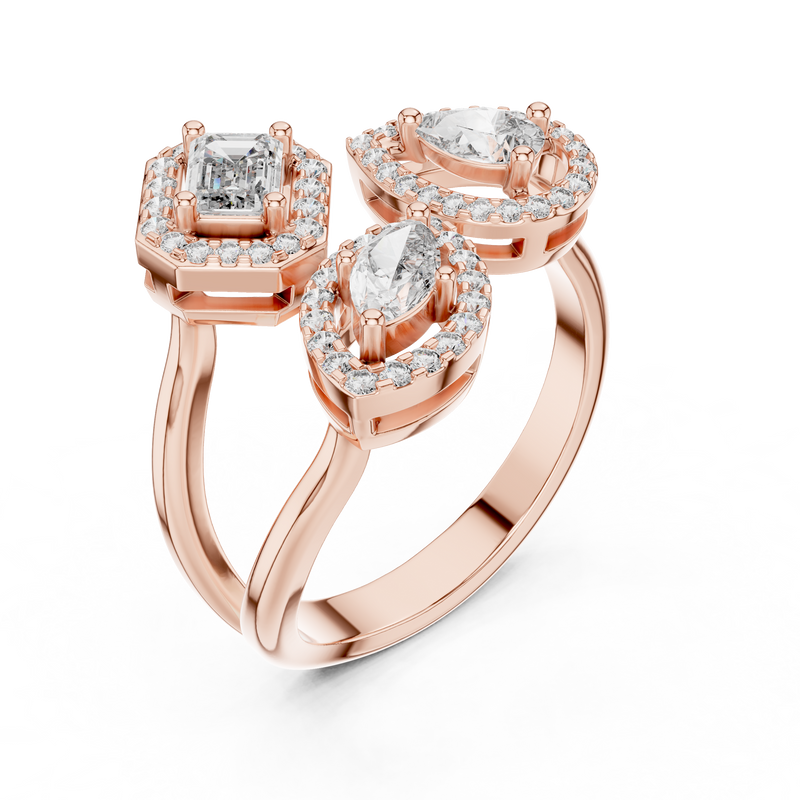 Ladies Ring 504 - Rose Gold - Image