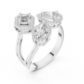 Ladies Ring 504 - White Gold - Image