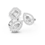 Ladies Ring 504 - White Gold - Image