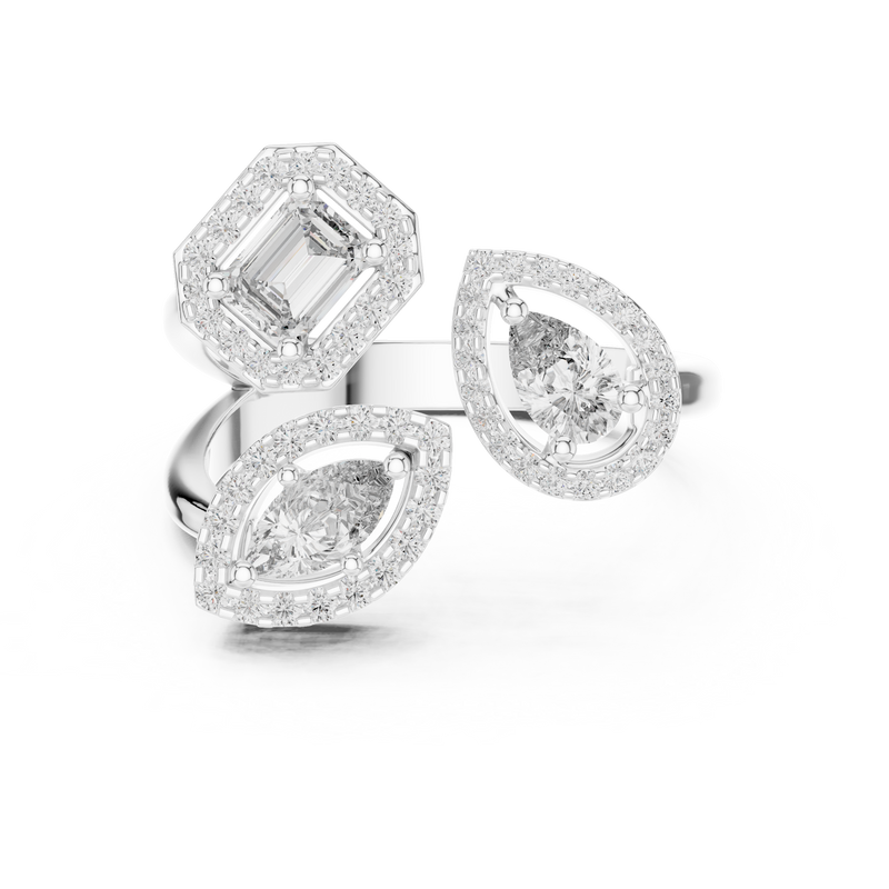 Ladies Ring 504 - White Gold - Image