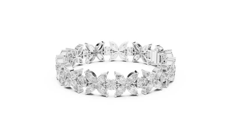 Ladies Bracelet 57@7 - White Gold - Image