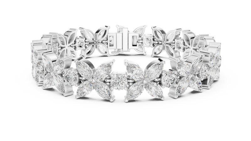 Ladies Bracelet 57@7 - White Gold - Image