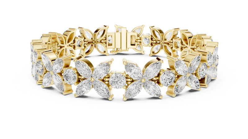 Ladies Bracelet 57@7 - Yellow Gold - Image