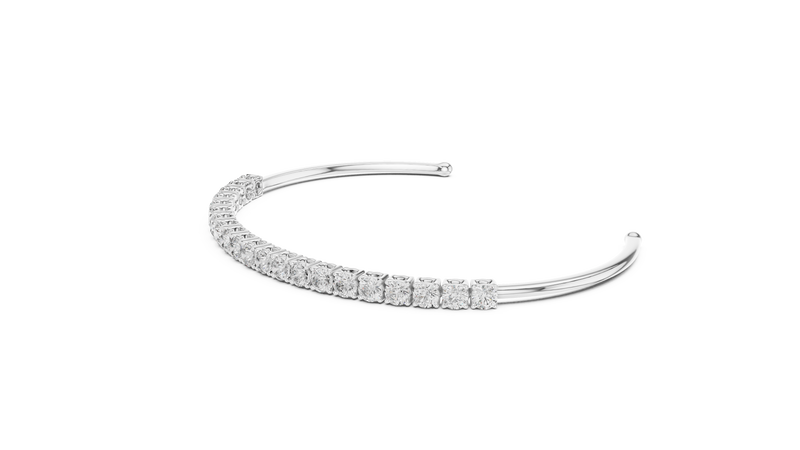 Ladies Bracelet 588@7 - White Gold - Image