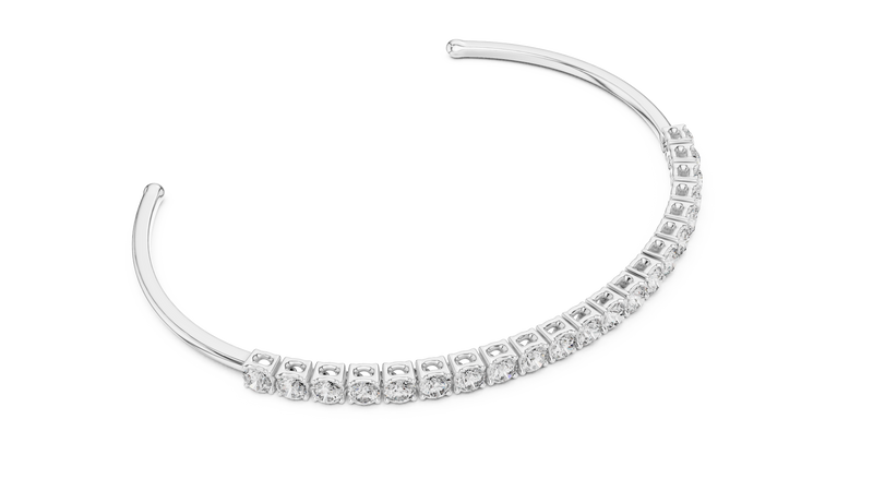 Ladies Bracelet 588@7 - White Gold - Image