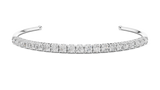 Ladies Bracelet 588@7 - White Gold - Image