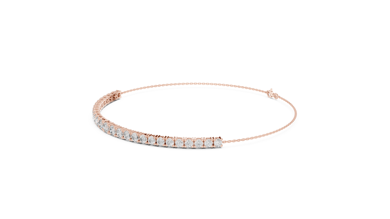 Ladies Bracelet 589@7 - Rose Gold - Image