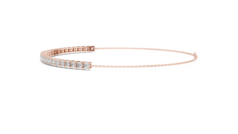 Ladies Bracelet 589@7 - Rose Gold - Image