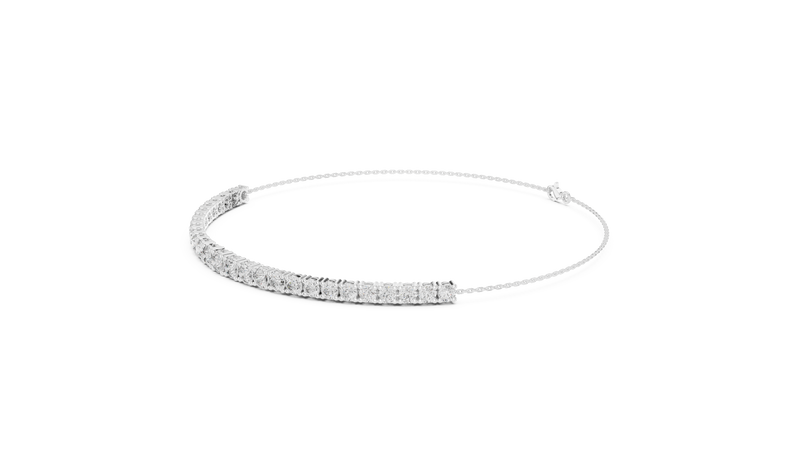 Ladies Bracelet 589@7 - White Gold - Image
