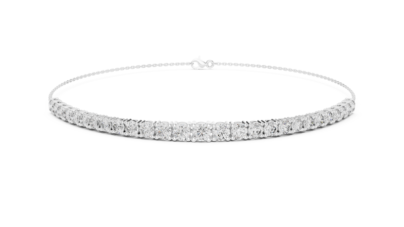 Ladies Bracelet 589@7 - White Gold - Image