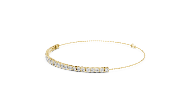Ladies Bracelet 589@7 - Yellow Gold - Image