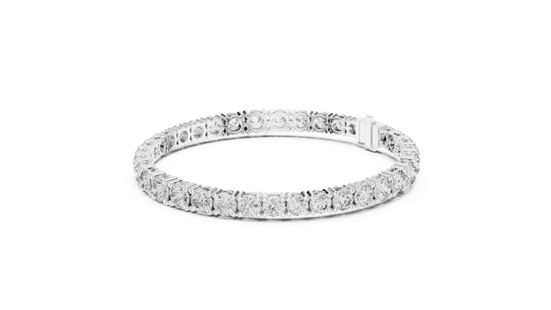 Ladies Bracelet 594@7 - White Gold - Image