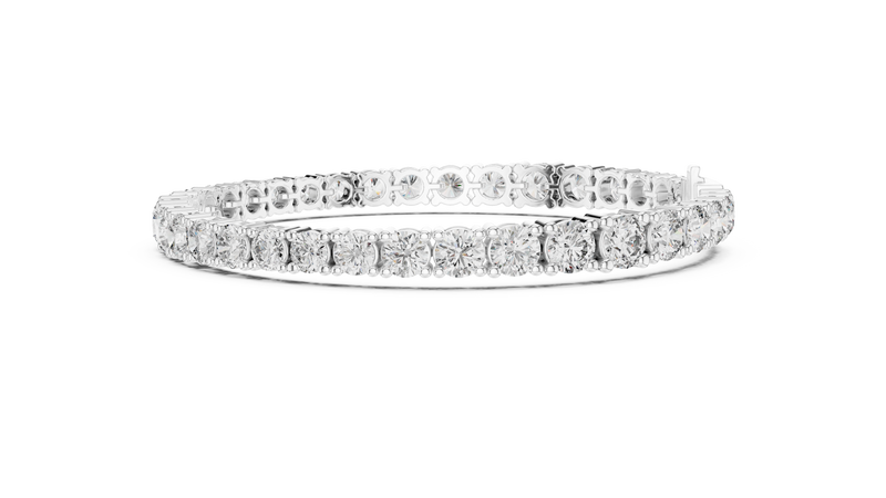 Ladies Bracelet 594@7 - White Gold - Image