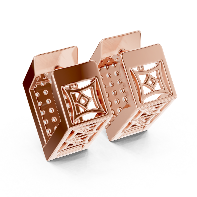 Earring 5@7 - Rose Gold - Image