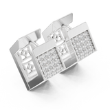Earring 5@7 - White Gold - Image