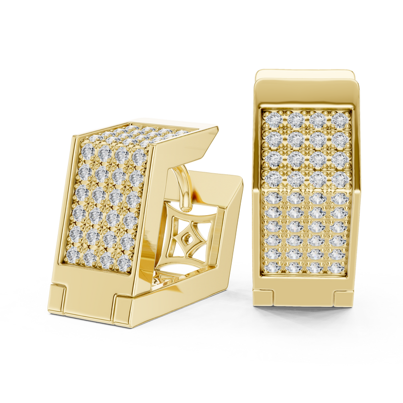 Earring 5@7 - Yellow Gold - Image