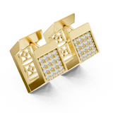 Earring 5@7 - Yellow Gold - Image
