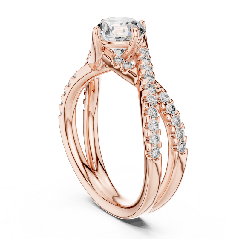 Ladies Ring 638@7 - Rose Gold - Image
