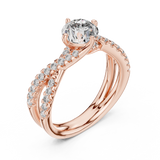 Ladies Ring 638@7 - Rose Gold - Image