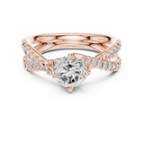 Ladies Ring 638@7 - Rose Gold - Image
