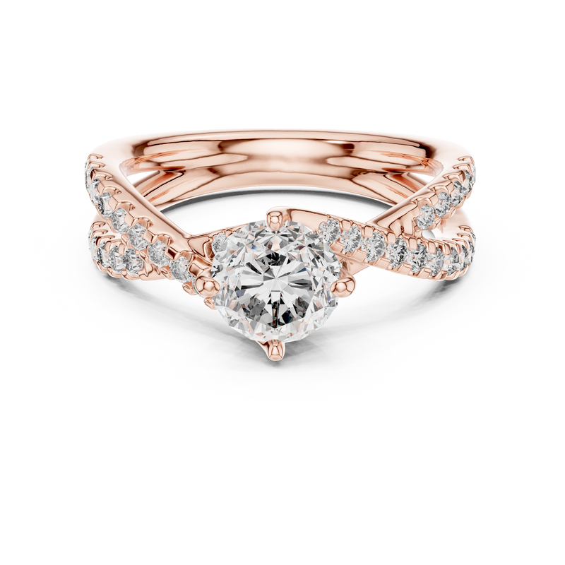 Ladies Ring 638@7 - Rose Gold - Image