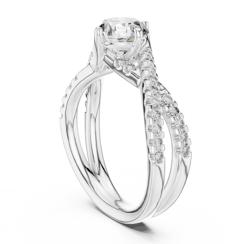 Ladies Ring 638@7 - White Gold - Image