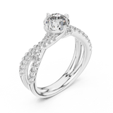 Ladies Ring 638@7 - White Gold - Image